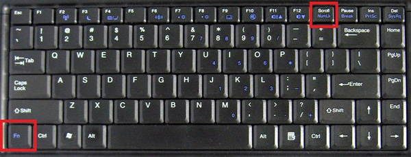 笔记本键盘上按字母出现数字